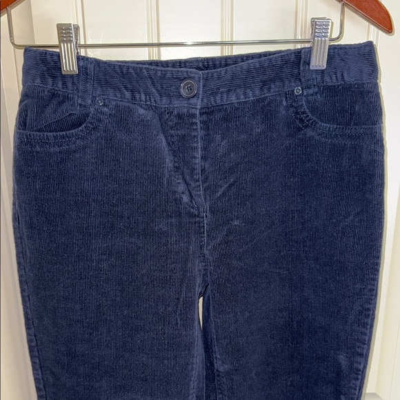 Reitmans Cords Blue Corduroy Flare preferred Fit Pants Stretch Women’s Size 7 - Picture 1 of 14